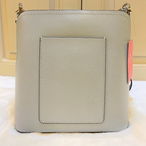 NWT! Kate Spade Small Bucket Refined Grain I Ocean Fog - Picture 5 of 9